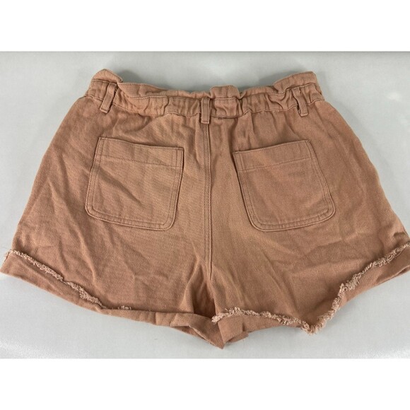 New In Collection Women Medium Blush Shorts Cutoff Cuff Scrunch Waist NWT - Picture 2 of 5